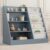 Comfy Cubs Kids Bookshelf 35.2 x 15.7 x 31.5 Inches – Sturdy MDF Montessori Book Shelf with Soft & Hard Shelves for Toys & Books – Child-Friendly, Easy Access Storage Organizer for Kids – Blue