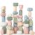 Comfy Cubs Stacking Rocks 36 Pieces, 36 Months+, Educational Toddler Stacking Blocks, Promotes Imagination, Balance & Fine Motor Skills – Wooden Rocks Sensory Toys Gift for Kid, Neutral Pack