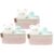 COMFY HOMI 11.5″x7.5″x4.7″ Storage Baskets for Organizing | Cotton Rope Woven Basket | Toy Storage Bin Box | Basket for Shelves, Closet Organizer Bin, Decorative Closet Shelf, 3 Pack,