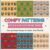 Comfy Patterns Bold and Easy Coloring Book: Cute and Simple Designs for Adults, Teens and Kids, Cozy Patterns for Relaxation, Mindfulness and Stress Relief