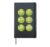 Comic Tennis Balls Faces Tennis Players Sport Hardcover Journal, Black