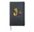 Comic toucan playing guitar Hardcover Journal, Black