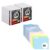 COMIX All-in-One Document Organizer Bundle – 12 Pack 1 Inch Clear View 3 Ring Binders & 30 Pack Morandi PP Manila Folders, PVC-Free Letter Size Filing Supplies for School, Office & Home