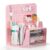 Comix Desk Organizer with 2 Drawer, Pink 360° Rotating Pen Holder for Desk