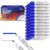 Comix Dry Erase Markers, Chisel Tip Whiteboard Markers, 36 Count Blue Color