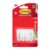 Command Hanging Hooks 3 Hooks with Metal Tips 4 Adhesive Strips White – Organize Without Holes and Drilling