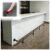 Commercial Bar Foot Rail Kit, Under-Counter Mounting System with Hardware and Tubing for Indoor and Outdoor Use（Black,4m）