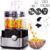 Commercial Food Processor 20-Cup Electric Vegetable Dicer Chopper 600W, 5-in-1 Professional Veggie Shredder with 5 Stainless Steel Blades, Meat Grinder Blender