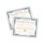 Commitment Ceremony Certificate on Linen 6pk 8.5×11” Navy Blue Keepsake Unofficial Wedding Love Marriage Custom Vow Renewal Minimalist