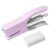 Compact All-Metal Office Plier Stapler w/ 750 Mini No.10 Staples, Purple