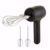 Compact Home Hand Mixer with 4 Detachable Attachments, Black