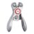 Compact Sliding-Lock Fishing Line Cutter Scissors, Stainless Steel Braided Line Trimming Tool for Saltwater Anglers & Fly Tying Fishing Nippers Fly Tying Scissors