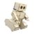 Compacts Wooden Voice Operated Robot Model with Multiple Functions Design for Learning and Interactive Play At Home Educational Robot Set