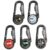 Compass Hiking Survival 5PCS Waterproof Plastic Hiking Compass with Carabiner and Thermometer Clip on Small Pocket Keychain for Outdoor Survival Camping Accessories ..