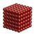 Compatible for UUUUON Magnetic Beads Gel, 2025 Nail Art Gel Polish for Water Ripple & Cat Eye Design, 6 Colors Set (99 characters)(Red216Pcs,2.9MM)