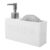 Compatible with Liquid Dispenser, Pump Bottle with Steel Sponge, with Holder for Kitchen Bathroom, Convenient Press Type
