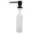 Compatible with Metal Square Pump Countertop with 350ml Refillable Bottle for Kitchen Sink