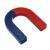 Compatible with U Shaped Horseshoe Magnet Red Blue Painted Pole Physics Experiment Teaching 60mm