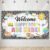 Composition Notebook Classroom Decor Banner, School Girl Style Classroom Banner Decor Supplies for School Events Decorations Party Photo Prop Decoration