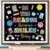 Composition Notebook Classroom Decor, Be The Reason Someone Smiles Today Bulletin Board with Happy Face Apple Rainbow Composition Book Cutouts for Posters Back to School Wall Door Chalkboard Supplies