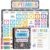 Composition Notebook Classroom Decor Classroom Calendar Bulletin Board Decorations Pastel Paper Cutouts Schedule Weather Chart Seasons Months Book for Back to School Kindergarten Preschool Elementary