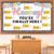 Composition Notebook Classroom Decor Welcome Back to School Bulletin Board Hooray You’re Finally Here Bulletin Board Pencil Shaped Paper Cutouts for School Home Chalkboard Door Wall Decors