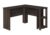 Computer Desk, Home Office, Corner, Storage Shelves, 48″ l, L Shape, Work, Laptop, Brown Laminate,