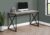 Computer Desk, Home Office, Laptop, Work, Beige Laminate, Black Metal, Contemporary, Modern