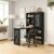 Computer Desks for Home Office, Standing Computer Desk Gaming Foldable,A55