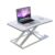 Computer Lifting Table X-Shaped Lifting Foldable Stand Up Desk Laptop Bed Tray Desk Standing Computer Lifting Table with Pull-up Lifting Handle Ideal for Floor Couch Sofa Camping (White)
