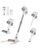 Comvtu Cordless Vacuums, 80,000PRM Powerful Motor Vacuum Cleaner and 2200mAH Rechargeable Battery up to 35 Mins Worktime, 2 Adjustable Modes, Detachable Parts, Wireless Stick Vacuum (Icicle White)