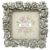 Concepts Pack of 1-4×4 Champagne Rose Resin Photo Frame with Full Floral Border | Elegant Decorative Picture Frame for Vanity, Desk, Wedding Photos & Nursery Room Décor