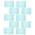 CONGARTENO 10 Sheets Holographic Craft Paper Light Through Pet Self Adhesive Vinyl Sticker Film with Flexible Material for Classroom Settings and Origami DIY Crafts