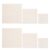 CONGARTENO 6pcs Wooden Canvas Panels Boards for Painting, Square Unfinished Wood Craft Boards with Smooth Surface, Resists Warping, Supports Fluid Art Techniques for Home Craft Lessons