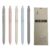 Consolidate Current 5PCS Gel Ink Pens, 0.5mm Black Ink Fine Point, Smooth Writing Aesthetic Pens for Journaling, Note Taking, Office and School Supplies, Minimalist Design Gifts for Women and Men