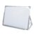 Constructive Playthings 3 ‘N 1 Magnetic Write and Wipe Reversible Whiteboard and Felt Board for Toddlers with Stand, Hands-On Learning Toy for Ages 3+, Hangable or Free-Standing