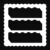 Containlol 118 ft Black Bulletin Board Borders Decoration