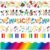 Containlol Classroom Borders for Bulletin Board, 118 ft Music Style Scalloped Trim Bulletin Board Borders for Home Office Classroom Wall Chalkboard Decoration