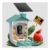 COOAU 2K Smart Bird Feeder with Camera, Faster Solar Powered Charging, Outdoor Birdhouse Cam with Precise AI Birds Recognition, Live Video Watching and Notifications, Ideal Gift for Bird Lovers, Blue