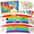 Coogam Rainbow Alphabet Learning Toy, Magnetic Letters and Mini Figures Sorting Matching Game, Fine Motor Educational Teaching Activity for Preachool Kids 3 4 5 Year Old