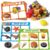 Coogam Sorting Toy for Toddlers, Animals Dinosaurs Fruits Vehicles Foods Fishes Balls Farm Playset, Fine Motor Montessori Game Preschool Educational Learning Gift for Year Old Kids