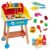 Cook ‘N Grill Wooden BBQ Playset- Kids Pretend Play Stand Wood Toy Barbeque