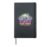 Cool 80s Vintage Retro Graphic Design Gift Men Women Kids Hardcover Journal, Black