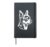 Cool Chihuahua Art For Men Women Kids Chihuahua Dog Lovers Hardcover Journal, Black