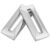 COOLHIYA 2pcs Stainless Steel Money Slot Lid for DIY Piggy Banks Secure Coin Insertion Bank Jar Accessory Reliable Saving Jar Upgrade for Crafting and Learning Projects