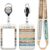 Cool ID Badge Holder Lanyard for ID Badges Keys Quote Work Keychain Retractable Badge Holder Reel Card Holder Lanyard for Women Girls Men Teachers for Office & Preppy School ID