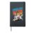 Cool Mens English Setter Boy Cartoon Pet Dog Breed Laverack Hardcover Journal, Black
