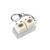 COOMICKEY 2 Pack Cute Siamese Cat 2-Key Keyboard Fidget Toy – Clicky, Creamy Stress Relief Fidget Clicker Keychain – Quiet Fidget Toys for Adults, Boost Focus & Calm Anxiety at Work, Travel