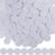 Coopay 1-1/5 inch Plastic Learning Counters Disks Bingo Chip Counting Discs Markers for Math Practice and Poker Chips Game Tokens, 200 Pieces(White)