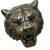 Cord Charm Animal Head Copper Paracord Bead with Antique Metal Look for Lanyards Outdoor Gear Pulls and Projects Copper Bead Animal Head Zipper Pull Tool Lanyard Accessory